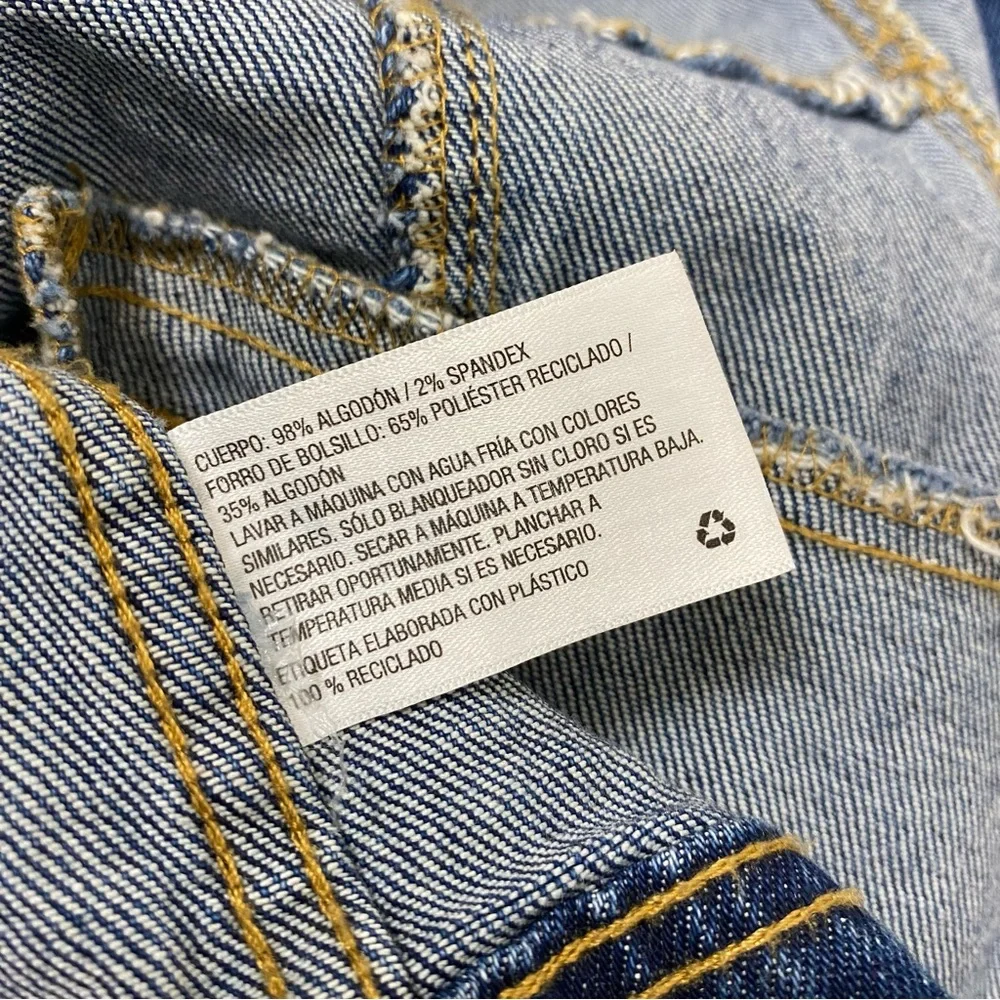 Universal Thread Freeborn Jacket button up Spring dark denim Jean jacket size X - Picture 12 of 12